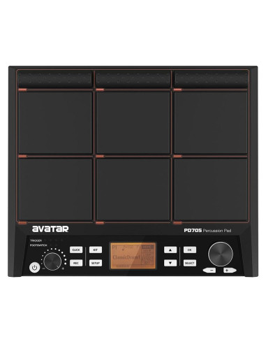 Pad de Percusión PD705 HXW 9 Pads 592 Sonidos USB MIDI