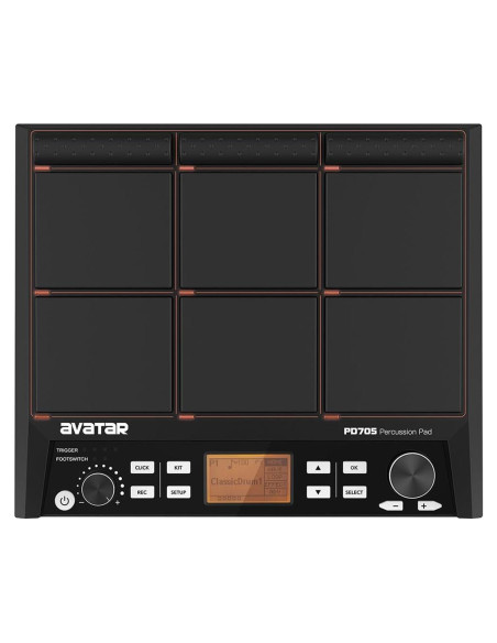 Pad de Percusión PD705 HXW 9 Pads 592 Sonidos USB MIDI