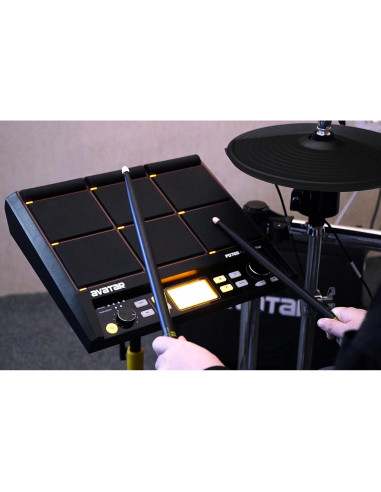 Pad de Percusión PD705 HXW 9 Pads 592 Sonidos USB MIDI