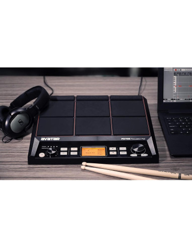 Pad de Percusión PD705 HXW 9 Pads 592 Sonidos USB MIDI
