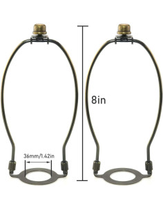 Soporte de Lámpara 2PCS JJHXSM Bronce Antiguo E26 20,32 cm 2