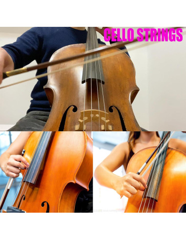 Juego de cuerdas de violonchelo 4/4 Aluminio-Magnesio C15