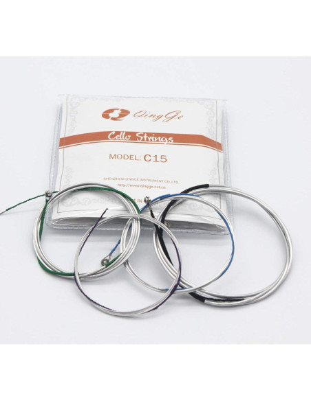 Juego de cuerdas de violonchelo 4/4 Aluminio-Magnesio C15