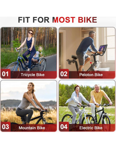 Asiento de bicicleta BLUEWIND sobredimensionado sin nariz azul