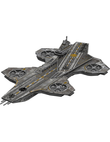 Rompecabezas 3D 4D Cityscape Marvel Helicarrier 220 Piezas