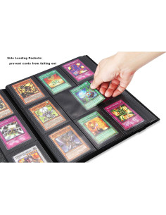 Álbum de Cartas AITIME Negro 360 Capacidad MTG YuGiOh 2