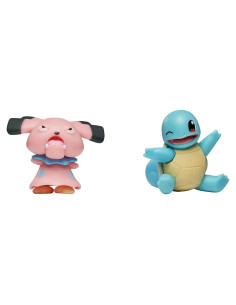 Paquete de 2 Figuras de Batalla Squirtle y Snubbull