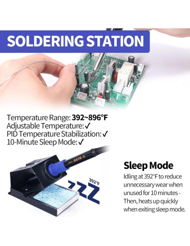 Estación de Soldadura YIHUA 8786D I 2 en 1 con Aire Caliente