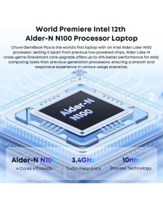 CHUWI GemiBook Plus 15.6" FHD, 8GB RAM, 256GB SSD 2