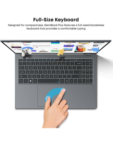 CHUWI GemiBook Plus 15.6" FHD, 8GB RAM, 256GB SSD