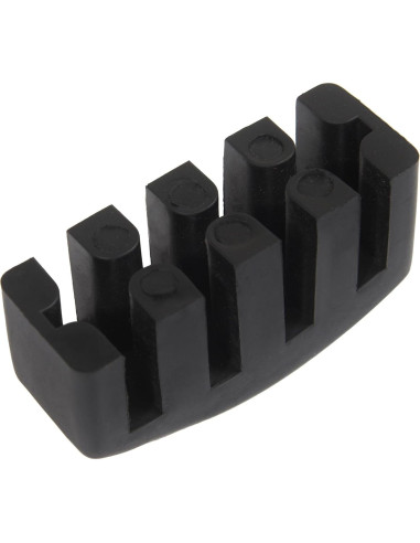 Silenciador de Violonchelo Goma Práctica 71x37mm Negro
