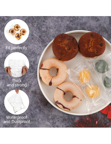 Bolsas de Cello MoloTAR 200 Pcs 12.7x17.8 cm Reutilizables