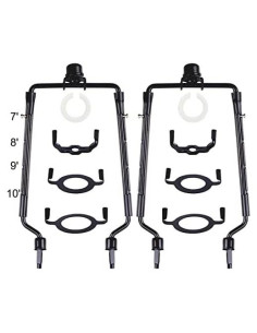 Soporte de Pantalla de Lámpara HZHFCB 2 Pack Ajustable Negro