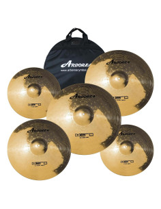 Set de Platillos Arborea AHC 5 Piezas para Batería