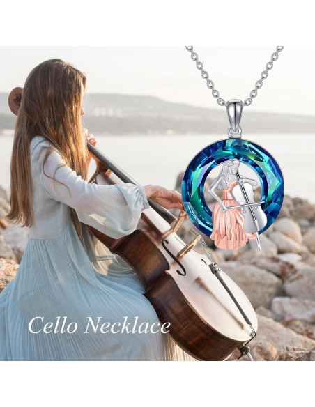 Collar de Violoncelo MONGAS en Plata Esterlina 925