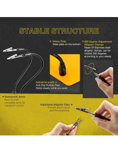 KOTTO Estación de Soldadura 4 Manos Ayudantes 1,25 kg 2