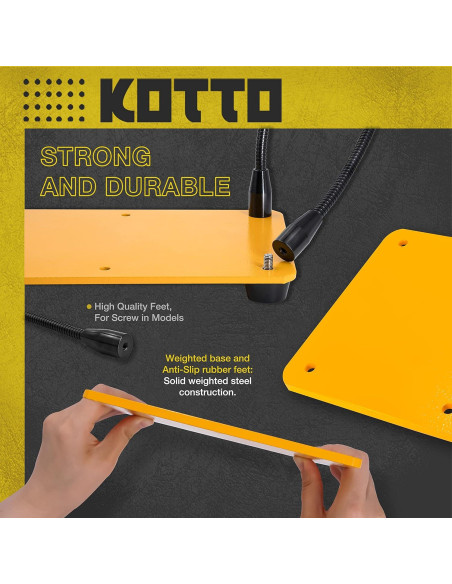 KOTTO Estación de Soldadura 4 Manos Ayudantes 1,25 kg