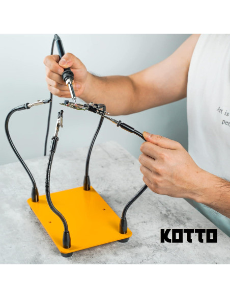 KOTTO Estación de Soldadura 4 Manos Ayudantes 1,25 kg