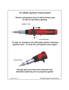 Kit de Soldador Inalámbrico Master Appliance PI-20SiK 360-438C 2