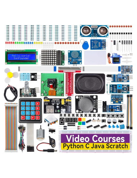 Kit de Inicio SunFounder Raphael para Raspberry Pi 5/4/3B+