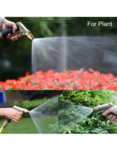 Boquilla de Manguera FANHAO de Metal 4 Patrones Ajustables