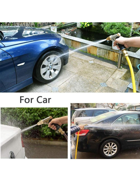 Boquilla de Manguera FANHAO de Metal 4 Patrones Ajustables