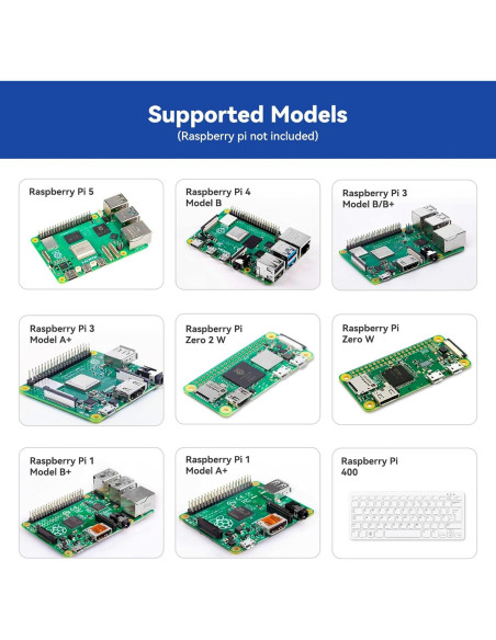 Kit de Inicio SunFounder Raphael para Raspberry Pi 5/4/3B+
