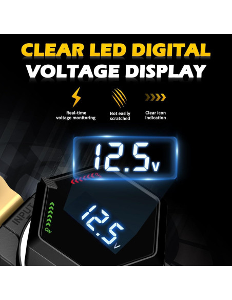 Interruptor de Batería AWBLIN 612 con Voltímetro LED 250A