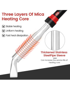 Juego de Soldador GoGoPanda 300W con Soporte y Puntas 2