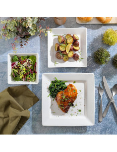 Juego de vajilla Gibson Home Zen Buffet 24 piezas blanco 2