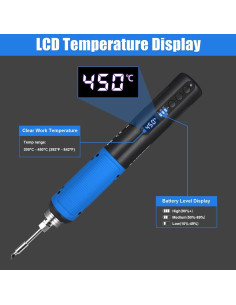 Kit de Soldador Inalámbrico ANBES DSK-01B 8W USB LED 2