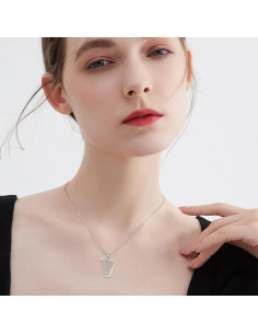 Collar de Arpa URONE 925 Plata Esterlina Joyería Mujer 2