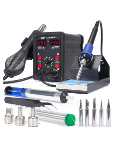 Estación de Soldadura WEP 8786D-I 2-en-1 con Kit Completo