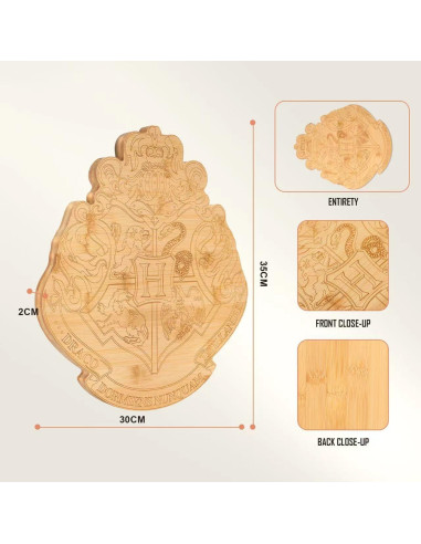 Tablero de Cortar Kumiaor Bambú Doble Cara 34x30 cm