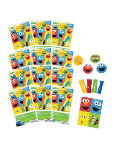 Bolsas de Actividad Plaza Sésamo - 12 Paquetes con Masa y Cortadores