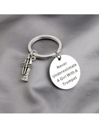 Llavero de Trompeta Poty Regalo para Amantes de la Música