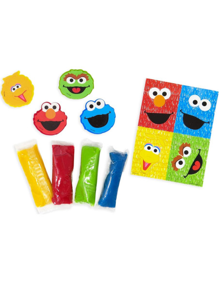 Bolsas de Actividad Plaza Sésamo - 12 Paquetes con Masa y Cortadores