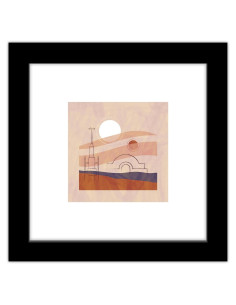 Arte de Pared Star Wars Tatooine Trends 30x30 cm Marco Negro