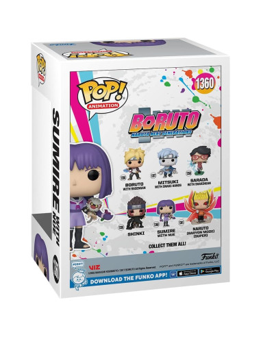 Figura Funko POP! Boruto Sumire Kakei con Nue 9.5 cm