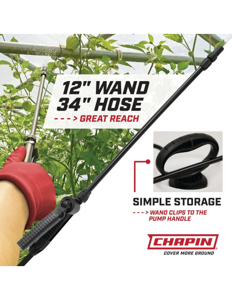 Pulverizador Chapin 20000 de 3.79L con boquilla ajustable