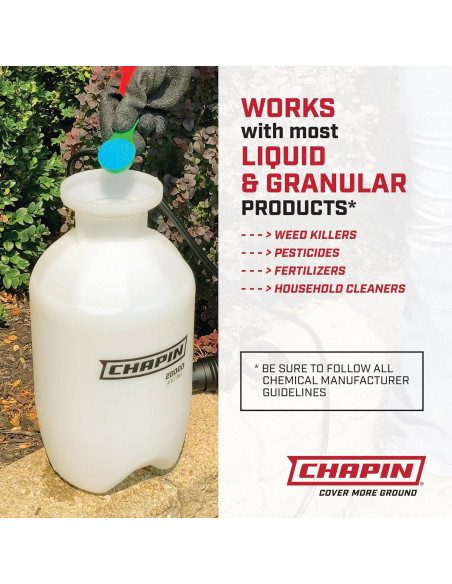 Pulverizador Chapin 20000 de 3.79L con boquilla ajustable