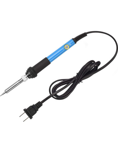 Kit de Soldador TXINLEI 60W Ajustable 7 Piezas Azul