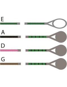 Cuerdas para Violín Pirastro Evah Pirazzi 4/4 Calibre Medio 2