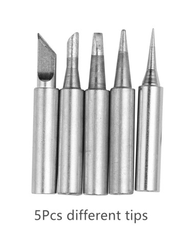 Kit de Soldador TXINLEI 60W Ajustable 7 Piezas Azul