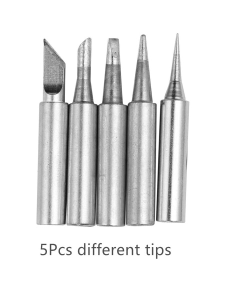 Kit de Soldador TXINLEI 60W Ajustable 7 Piezas Azul