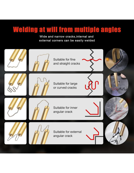 Soldador de Plástico ATOLS HS con 1000 Grapas y Accesorios