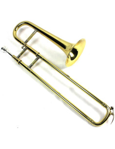 Trombón Mini Diginex Bb Laca Dorada con Estuche y Boquilla 2