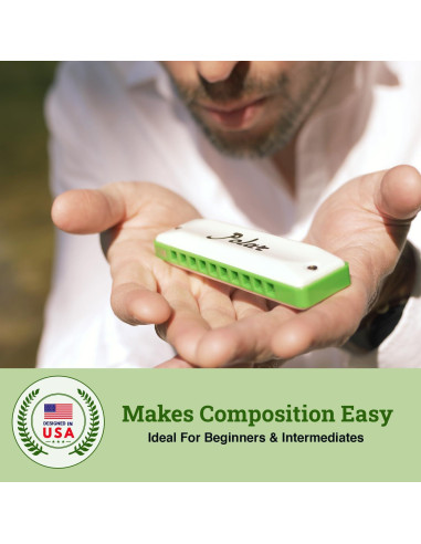 Armónica Diatónica Harmo Melodía Polar Clave de C 2 Octavas