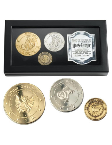 Monedas del Banco Gringotts The Noble Collection 3 piezas