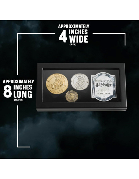 Monedas del Banco Gringotts The Noble Collection 3 piezas